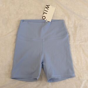 Wilo High-Rise Pastel Blue Bike Shorts